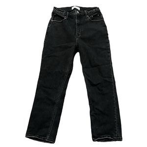 Abercrombie & Fitch Ankle Straight Ultra High Rise Jeans